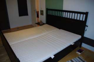 Hemnes Bett 180x200 schwarzbraun in Thüringen   Weimar  Schlafzimmer 