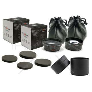 Tele,Wide Angle Lens kit for Olympus SP 570UZ,570 UZ 52  