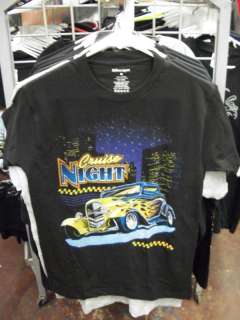 CRUISE NIGHT T SHIRT AMERICAN MUSCLE CARS HOT ROD FORD  