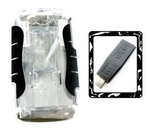 New OEM BodyGlove Clear Hard Case+KickStand HTC Mytouch 4G/HD + Free 