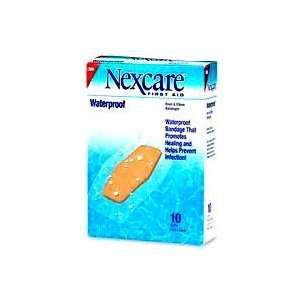 3M Nexcare Waterproof Bandages, Medium Size, (Box of 10)