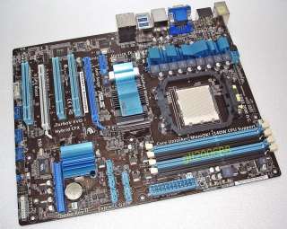 ASUS M4A88T V EVO/USB3 AM3 AMD 880G DDR3 MB 99% NEW  