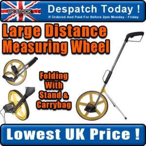 Large Distance Measuring Wheel Folding With Bag & Stand  