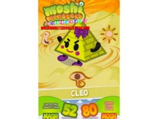 CLEO   MOSHI MONSTERS MASH UP TRADING CARD NEW  