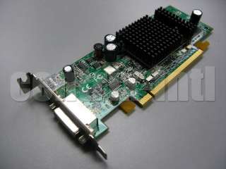 Dell ATI Radeon X600 128MB PCIe Video Card Low Profile PCI Express DVI 