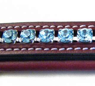 FSS 6mm Crystal AQUAMARINE BABY BLUE Bling Browband MADE WITH 