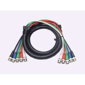  Shielded RGB Video Cable 3 BNC Males 3ft Electronics