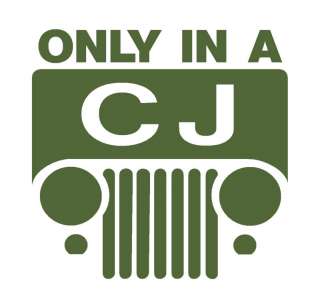   CJ7 Jeep logo decal sticker CJ2a CJ5 M38 m38a1 Willys
