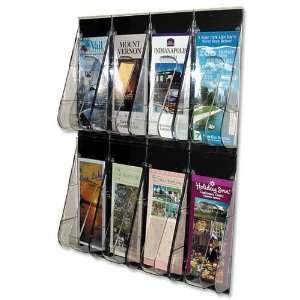  Deflecto 56201 Stand tall one piece literature rack for 