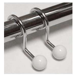 Zenith 98NNMV 12 Count With Satin Nickel Ball Shower Curtain Hooks 98N 