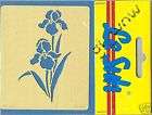 pochoir a estamper en laiton iris fleur 7x8 bs 002 achat immediat 