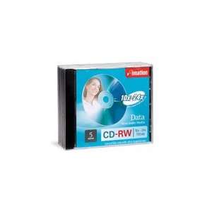  IMATION Disc, CD R/W 80 min, branded, jewel Electronics