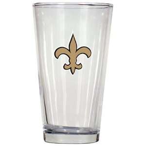  New Orleans Saints 3D Logo Pint Glass