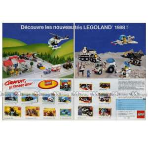   PUB/Publicité LEGO LEGOLAND Ville & Espace   AD 1988 #2