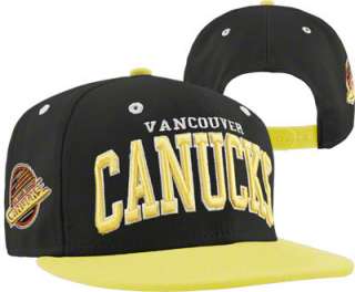 Vancouver Canucks Super Star Black/Yellow Snapback Hat 