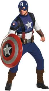 Captain America Movie, Adult Plus (Chest Size 50 52_