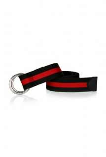 Red and Black Stripe Grosgrain Belt by Polo Ralph Lauren   Red   Buy 