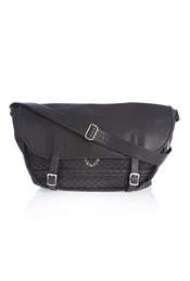 Fred Perry  Black Game Messenger Bag by Fred Perry