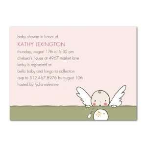  Baby Shower Invitations   Angel Baby By Petite Alma Baby