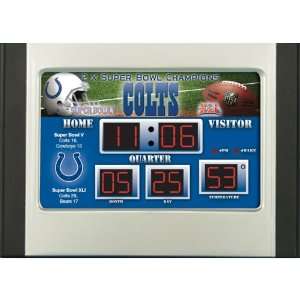   Sports Indianapolis Colts Scoreboard Desk Clock