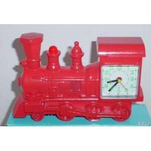  Red Locomotive Train Alarm Clock