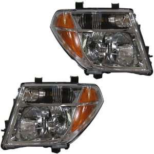   Frontier Headlights Headlamps Head Lights Lamps Pair Set Automotive