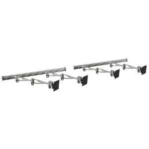  Cotytech Wall Mount for Four Monitors Double Arm Vertial 