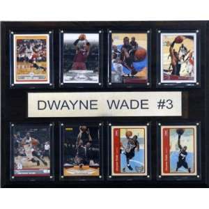 NBA Dwyane Wade Miami Heat 8 Card Plaque Sports 
