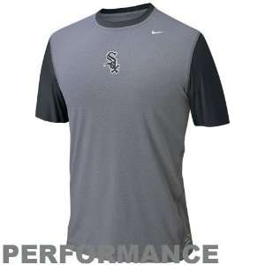  Nike Chicago White Sox Slate Pro Core Performance Training Top 