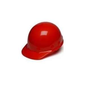  Red, Standard Brim, Sleek Shell Hard Hat with 8 Point 