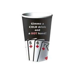  Game Night   Card Playing Fun Party 16 OZ CUP Kitchen 
