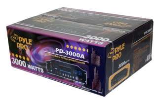   Home PD3000A 3000W 4 Channel Audio Receiver DVD/CD//USB Tuner Input