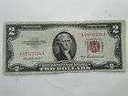 1953 U.S. Red SEAL Two DOLLAR CERTIFICATE NOTE
