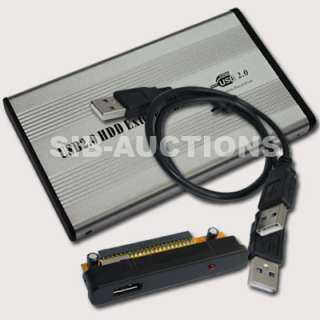 USB 2.0 ATA 2.5 External Laptop Hard Drive HDD Enclosure/Case 