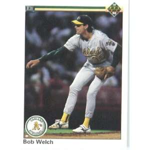  1990 Upper Deck #251 Bob Welch UER   Oakland Athletics 