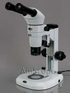 8X 65X Stereo Zoom Microscope CMO Stereomicroscope with Large Depth of 