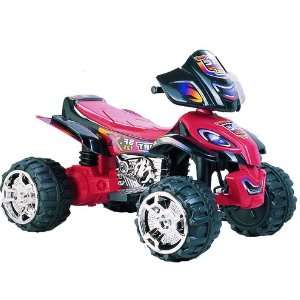   with 12 volt Power Ride on 4 Wheeler Quad Motorcycle Car Toys & Games