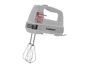    Cuisinart HM 50 Power Advantage 5 Speed Hand Mixer White