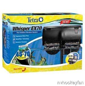 Tetra Whisper EX70 Power Filter 45 70 gal uses lg cart  