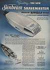 1946 VINTAGE SUNBEAM SHAVEMASTER RAZOR BIGGER SINGLE HEAD PRINT AD