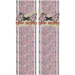   Rear Quarter Panel Graphics Kit with Mud Splash 4x4 Off Road Decal
