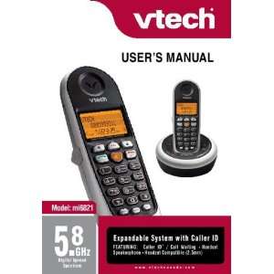  VTech MI6821 5.8GHz Expandable Cordless Phone System Electronics