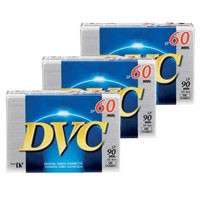Pack of MiniDV 60 Minute Cassette Tapes