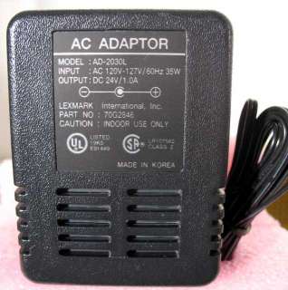 Lexmark Power AC Adaptor AD 2030L/20G2846 Adapter New  