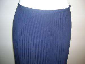 DANA BUCHMAN navy accordion pleated skirt 2  