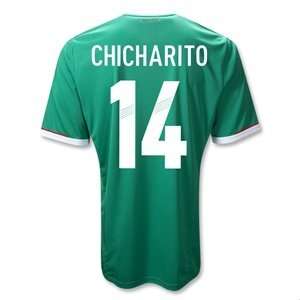  adidas Mexico 11/12 CHICHARITO Home Soccer Jersey Sports 