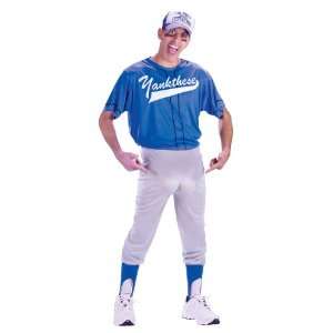   FunWorld Baseball Nut Adult Costume / Blue   One Size 