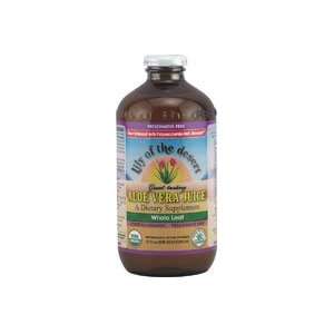 Aloe Vera Juice Organic Whole Leaf No Preservatives   32 oz   Liquid