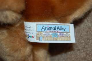ANIMAL ALLEY 9 Plush Brown PUPPY DOG Darby Toys R Us  