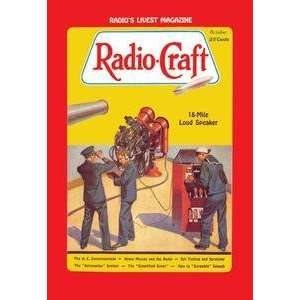  Vintage Art Radio Craft 18 Mile Loud Speaker   07679 8 